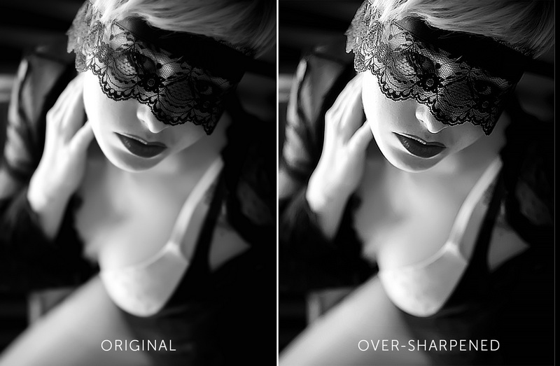 Over sharpened image