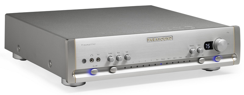 Parasound P6 angle silver